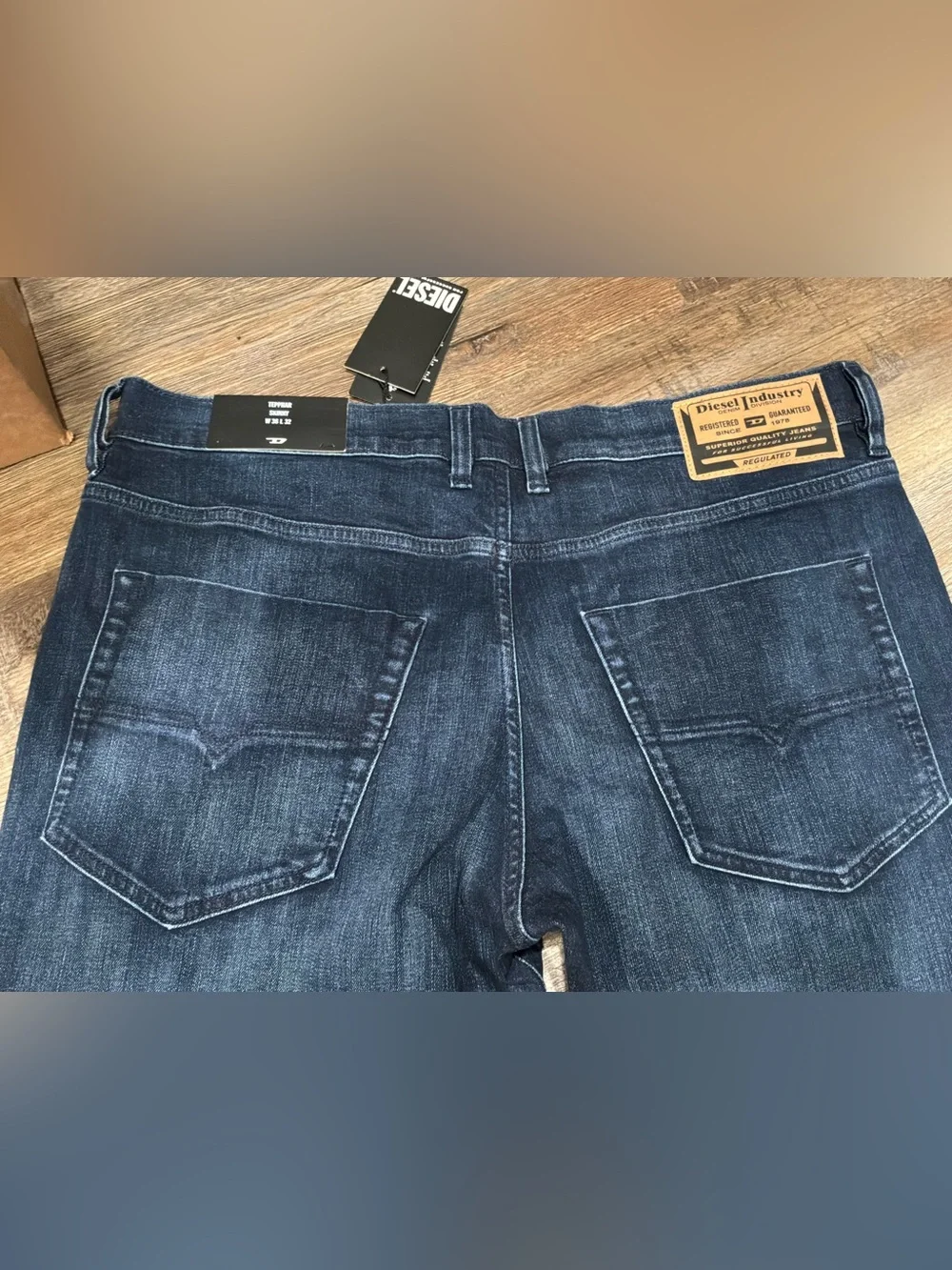 New Diesel - Mens Slim Tapered Fit Stretch Jeans - Tepphar-X Sz 36W x 32L